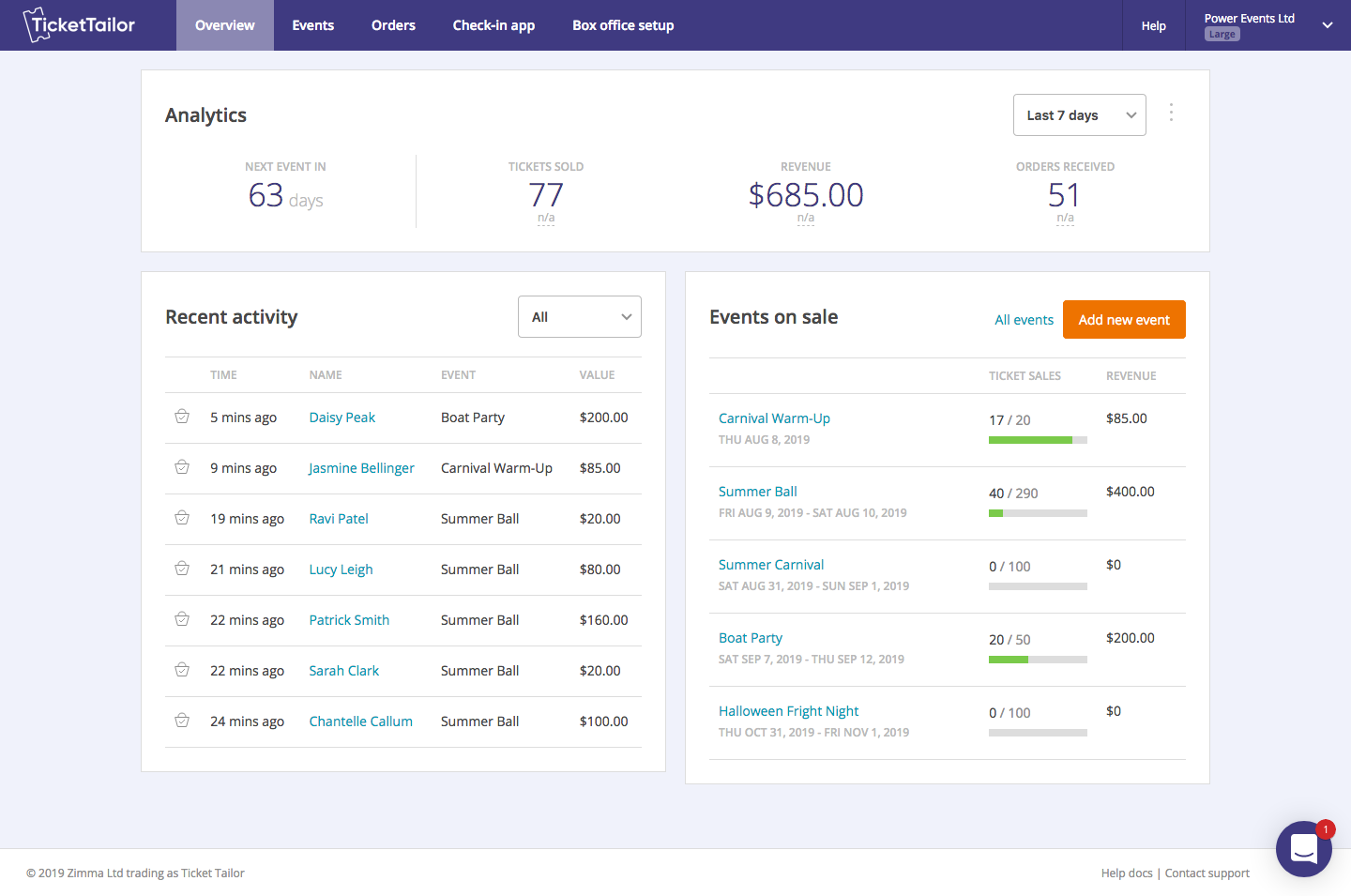 Ticket Tailor — Event Ticketing SaaS